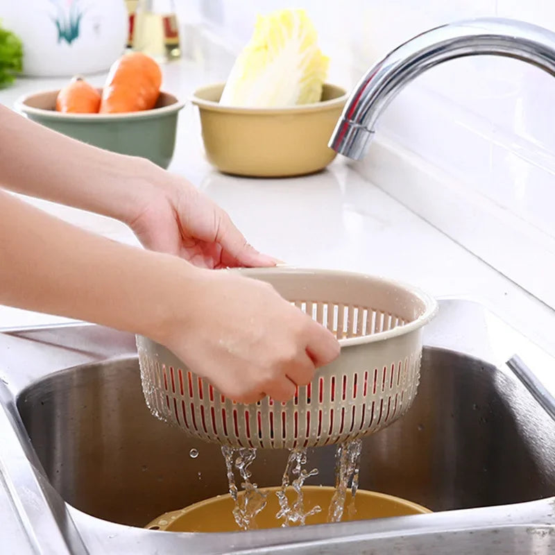 2-in-1 Spülbeckenabtropfkorb für die Küche
